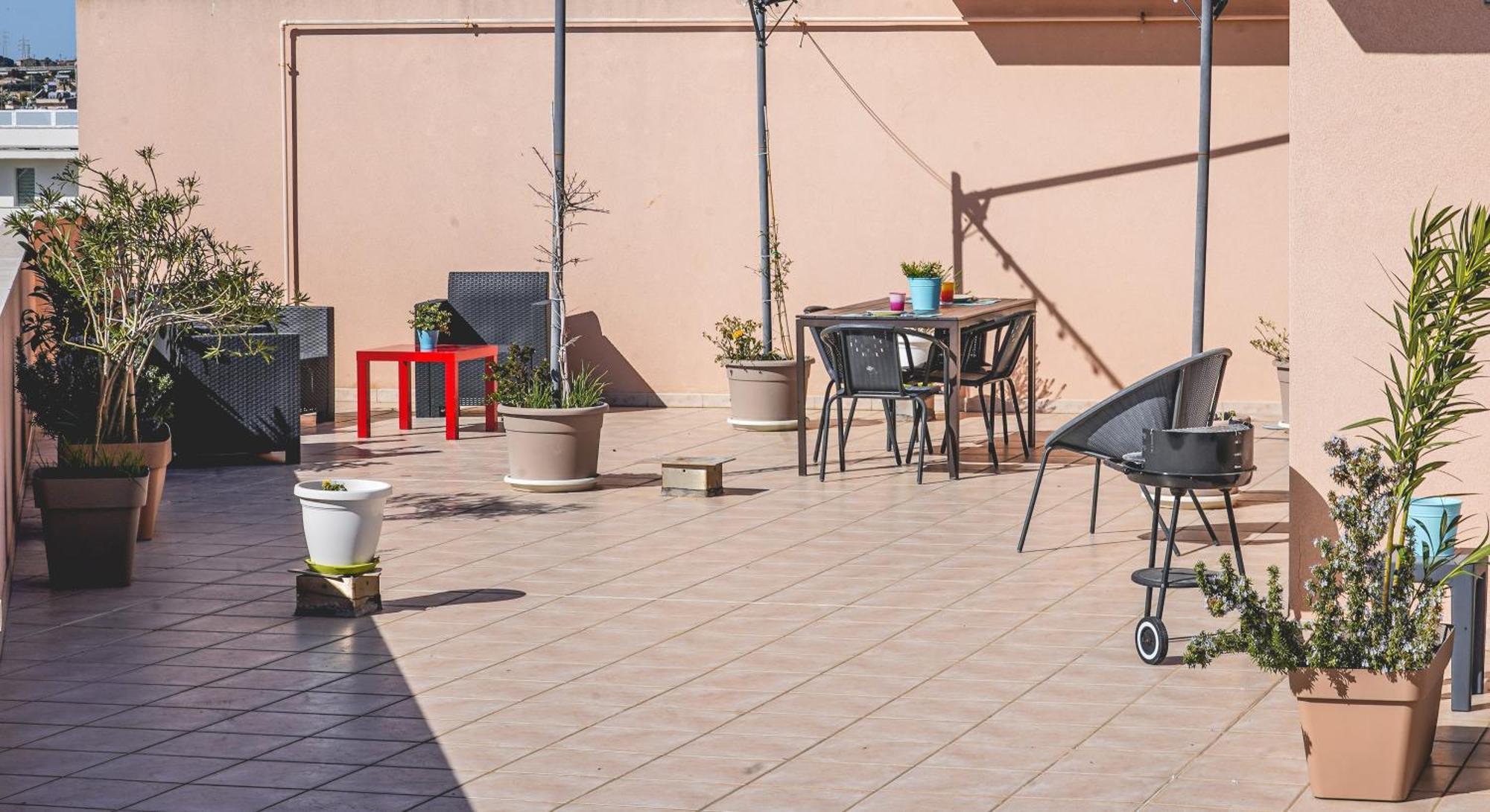Attico Terrazza Cielomare Seaview Apartment Pozzallo Bagian luar foto